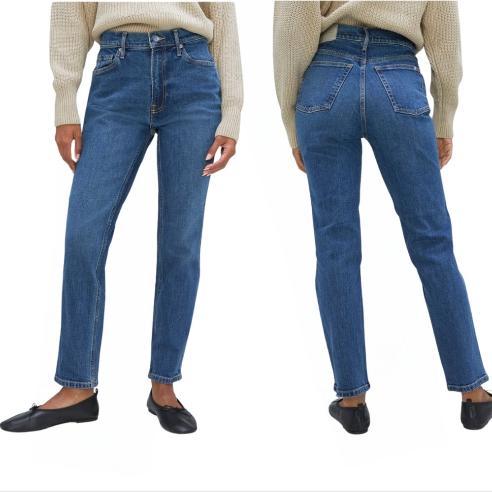 Everlane The Original Cheeky® Jean Size 29 Crop Blue